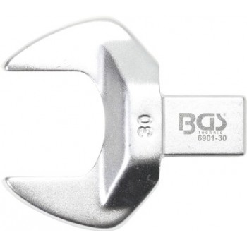 Clé plate 30 mm empreinte 14 x 18 mm pour clé dynamométrique BGS TECHNIC 4048769049423