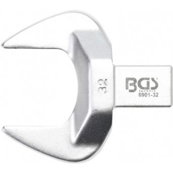 Clé plate 32 mm empreinte 14 x 18 mm pour clé dynamométrique BGS TECHNIC 4048769049430