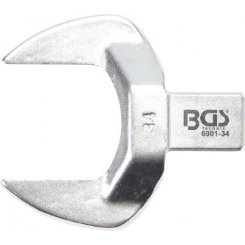 Clé plate 34 mm empreinte 14 x 18 mm pour clé dynamométrique BGS TECHNIC 4048769049447