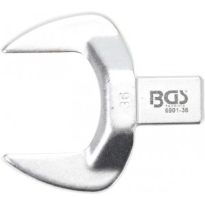 Clé plate 36 mm empreinte 14 x 18 mm pour clé dynamométrique BGS TECHNIC 4048769049454