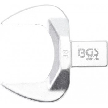 Clé plate 38 mm empreinte 14 x 18 mm pour clé dynamométrique BGS TECHNIC 4048769049461