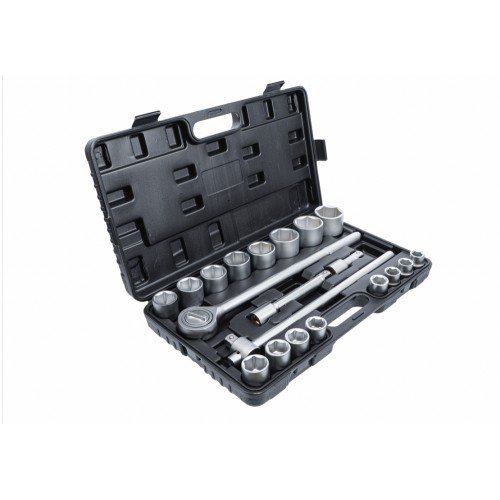 Coffret 20 outils clé à cliquet douille poids lourds 6 pans 19 - 50 mm 20 mm 3/4" BGS 4026947012025