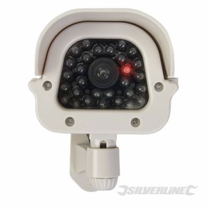 Caméra de surveillance factice avec LED 614458 SILVERLINE 5024763131684