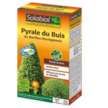 Anti pyrale du buis 6x2.5g SOLABIOL insecticide biologique 3561564917922