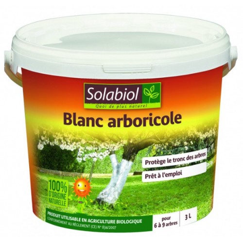 Blanc arboricole seau 3L SOLABIOL protection arbres agriculture biologique 3561562997537
