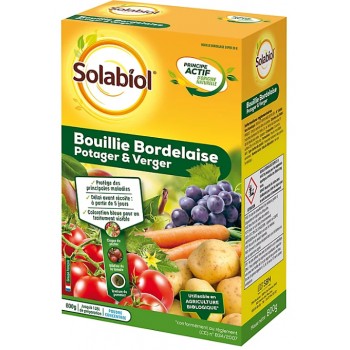 Bouillie bordelaise potager et verger 800g SOLABIOL agriculture biologique 3664715014959