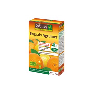 Engrais agrumes 750g SOLABIOL action longue durée agriculture biologique 3561562825830