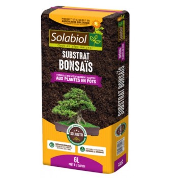 Terreau bonsaïs 6L SOLABIOL agriculture biologique 3561563846858