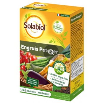 Engrais potager 1.5kg SOLABIOL nutrition longue durée agriculture biologique 3561562705712