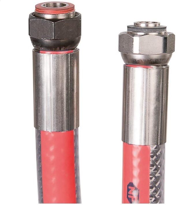 Tuyau flexible gaz inox butane/propane - 1,5m 