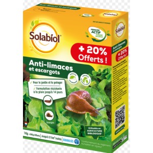 Anti limace et escargot 1.2kg SOLABIOL jardin potager agriculture biologique 3664715046677