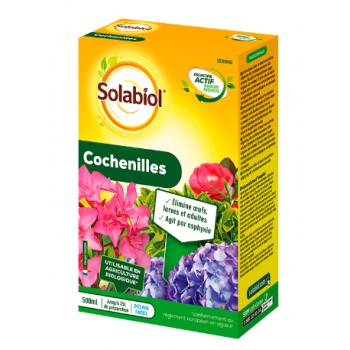 Anti cochenilles 500ml SOLABIOL élimine chenille oeuf larve agriculture biologique 3664715037170