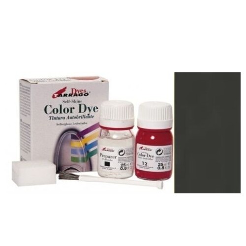 Color dye TARRAGO teinture GRIS VISON produit entretien cuir lisse synthétique toile chaussure 8427457001428