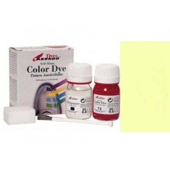 Color dye TARRAGO teinture JAUNE DOUX produit entretien cuir lisse synthétique toile chaussure 8427457001725