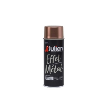 Aérosol peinture multi supports effet métal cuivre brillant 400ml JULIEN 6037920