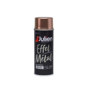 Aérosol peinture multi supports effet métal cuivre brillant 400ml JULIEN 6037920