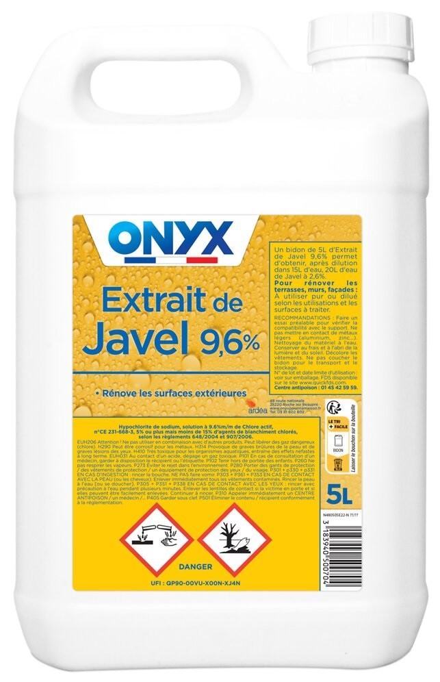 Sanytol pro désinfectant sols surfaces citron 5l - Mr.Bricolage
