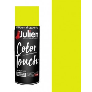 Aérosol peinture jaune canari brillant 400ml JULIEN tous supports 3256615070632