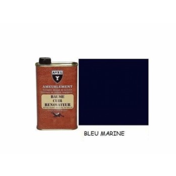 Baume rénovateur cuir liquide 500ml bleu marine AVEL 3324014024065