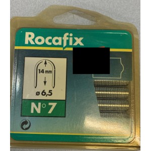 Agrafe fixation fils/câble à dos ronds ROCAFIX 14mm 3221630115859