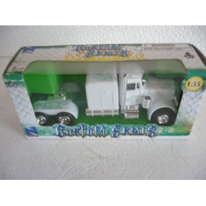 tracteur new ray blanc 1/55 camion sans remorque métal et plastique 0093577141740