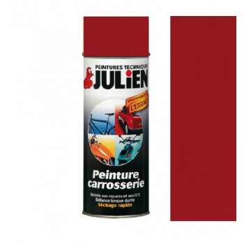 Peinture aérosol rouge course carrosserie auto moto voiture antirouille vehidecor JULIEN 3256615700140