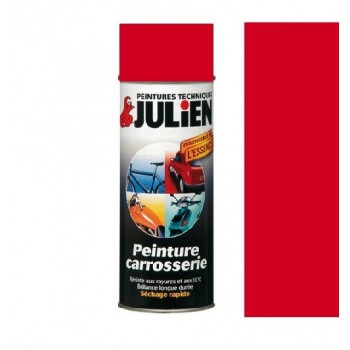Peinture aérosol rouge carrosserie auto moto voiture antirouille vehidecor JULIEN 3256615700225