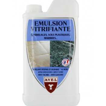 Emulsion vitrifiante carrelage marbre sol plastique terre cuite 1L AVEL 3324014900604