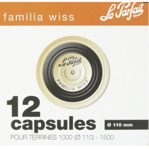 12 capsules pour terrine familia wiss ° 110mm LE PARFAIT 3039660990373