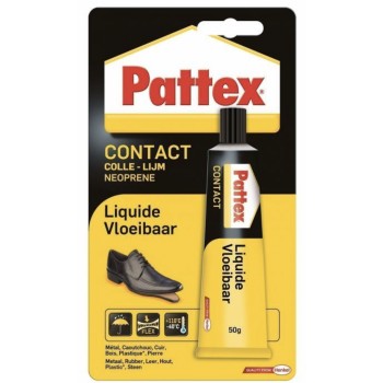 Colle contact liquide 50 gr assemblage placage tous matériaux PATTEX 5410091260415