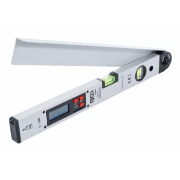 Comparateur d'angles LCD numérique avec niveau à bulle 450 mm BGS TECHNIC 4048769003654