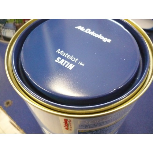 peinture déco intérieur satin bleu marine matelot 164 0.5L acrylique 3603743873428