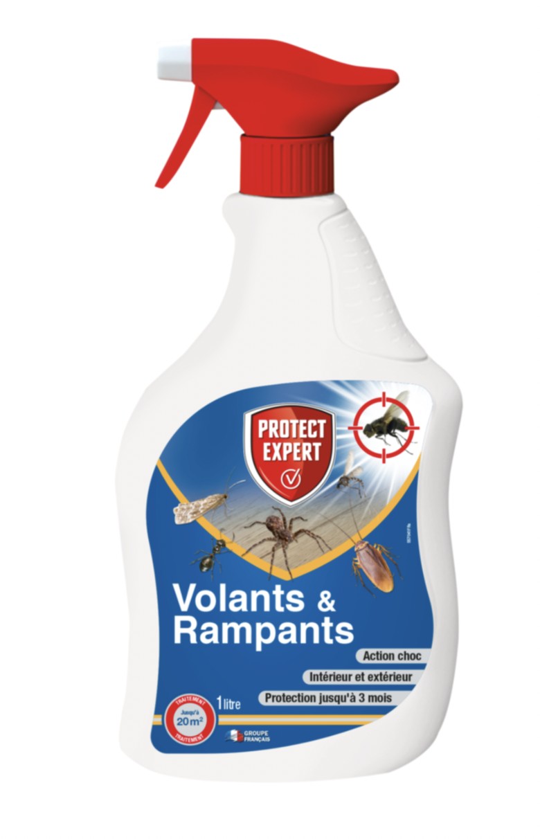 Répulsif spray BLOQ'INSECTES 1L - Anti insectes volants et rampants