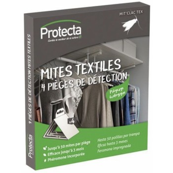 Lot 4 piège détection anti mites écologique textiles lainage PROTECTA 3308083041161
