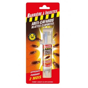 Insecticide seringue anti cafards blattes cloportes 10gr BARRAGE A INSECTES 3167770218299