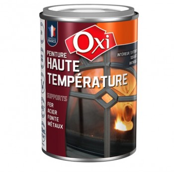 Peinture haute température max 600°C blanc 250ML OXI rénovation protection des supports 3285820036485