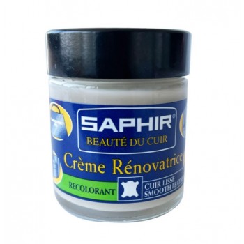 Crème rénovatrice cuir blanc éraflures accrocs concentré de pigments SAPHIR 3324010852211