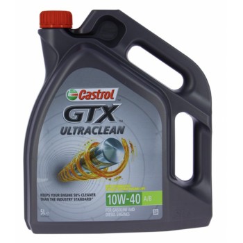 Huile synthèse protection moteur 10W-40 GTX Ultraclean A/B 5L CASTROL 4008177179136