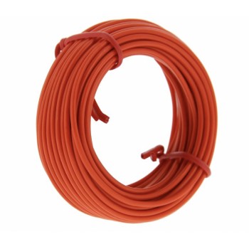 Câble électrique auto Ø 1 mm² x 10 mètres rouge 3221321033004