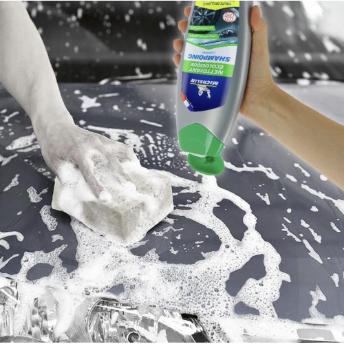 Shampoing lustrant brillant nettoie dégraisse peinture carrosserie 500ml MICHELIN ECOLOGIQUE 3221320091623