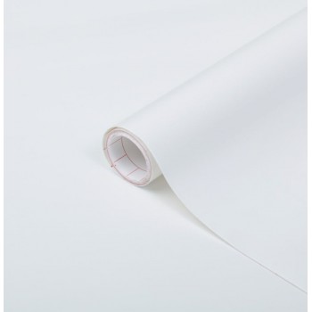 Rouleau film adhésif décoration blanc mat uni 45 x 200 cm DC FIX 4007386039897