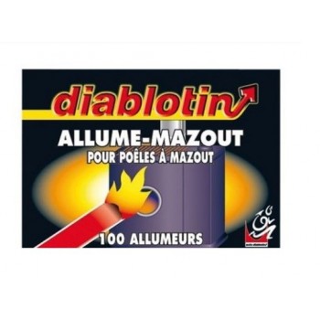 100 Allumeurs allume mazout DIABLOTIN 3361670571304