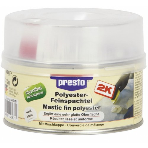 SINTOMARINE : Mastic Standard Polyester pour Reboucher & Réparer