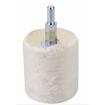 Tampon de polissage cylindrique 50 mm 100 % coton doux de haute qualité 5024763036873