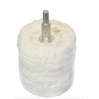 Tampon de polissage cylindrique 63 mm 100 % coton doux de haute qualité SILVERLINE 5024763036880
