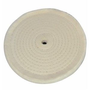 Disque de polissage coton avec couture en spirale 150 mm SILVERLINE 5024763036385