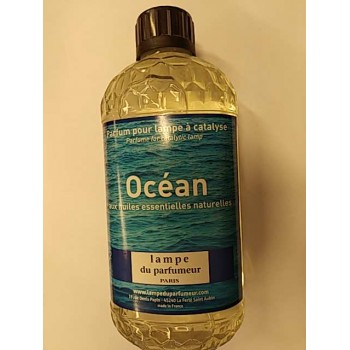 Parfum senteur océan aux huiles essentielles pour lampe à catalyse 500ml LAMPE DU PARFUMEUR 3581000002142