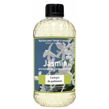 Parfum senteur jasmin aux huiles essentielles pour lampe à catalyse 500ml LAMPE DU PARFUMEUR 3581000002203