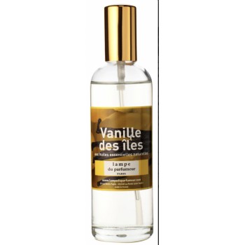 Vaporisateur parfum ambiance senteur vanille des iles huiles essentielles 100ml LAMPE DU PARFUMEUR 3581000005020
