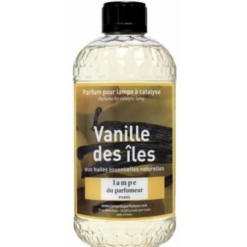 Parfum senteur vanille des iles aux huiles essentielles pour lampe à catalyse 500ml LAMPE DU PARFUMEUR 3581000002029